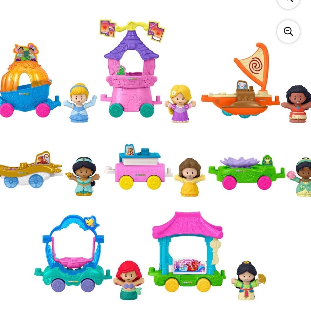 Fisher-Price Little People Disney Princess Parade Figure & Vehicle Set - NEW